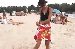 পাবলিক, অপেশাদার, পরিপক্ক, blowjob, সৈকতে, ফরাসি, সৈকত